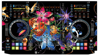 Denon DJ MCX 8000 Skin Lotus Garden
